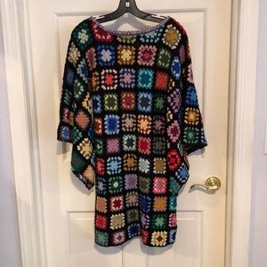 Patchwork 70s Style Dress